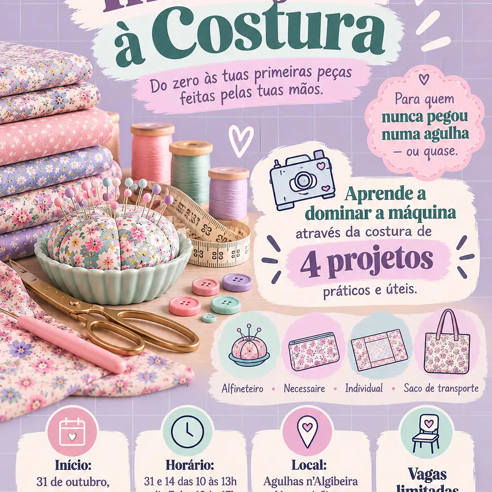 Iniciação à Costura Presencial