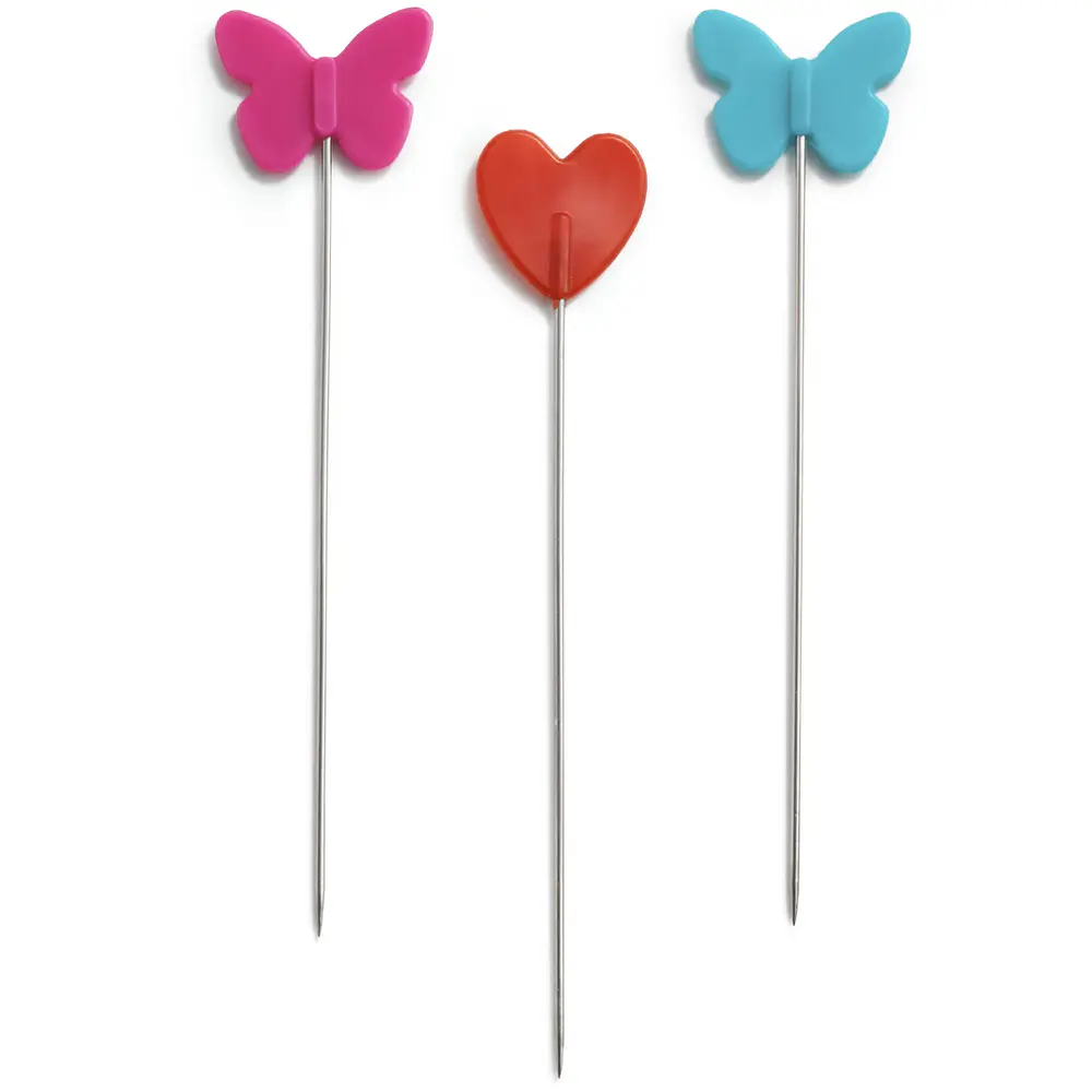 Alfinetes Coração & Borboleta Love 50 Peças Prym