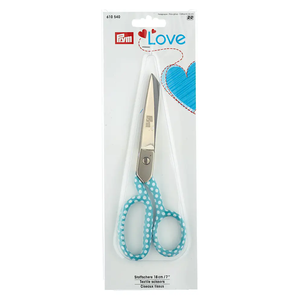 Tesoura de Costura Love Pintinhas Menta Prym