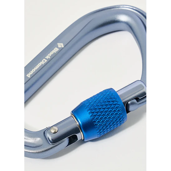 MOSQUETON GRIS CON SEGURO BLACK DIAMOND 3