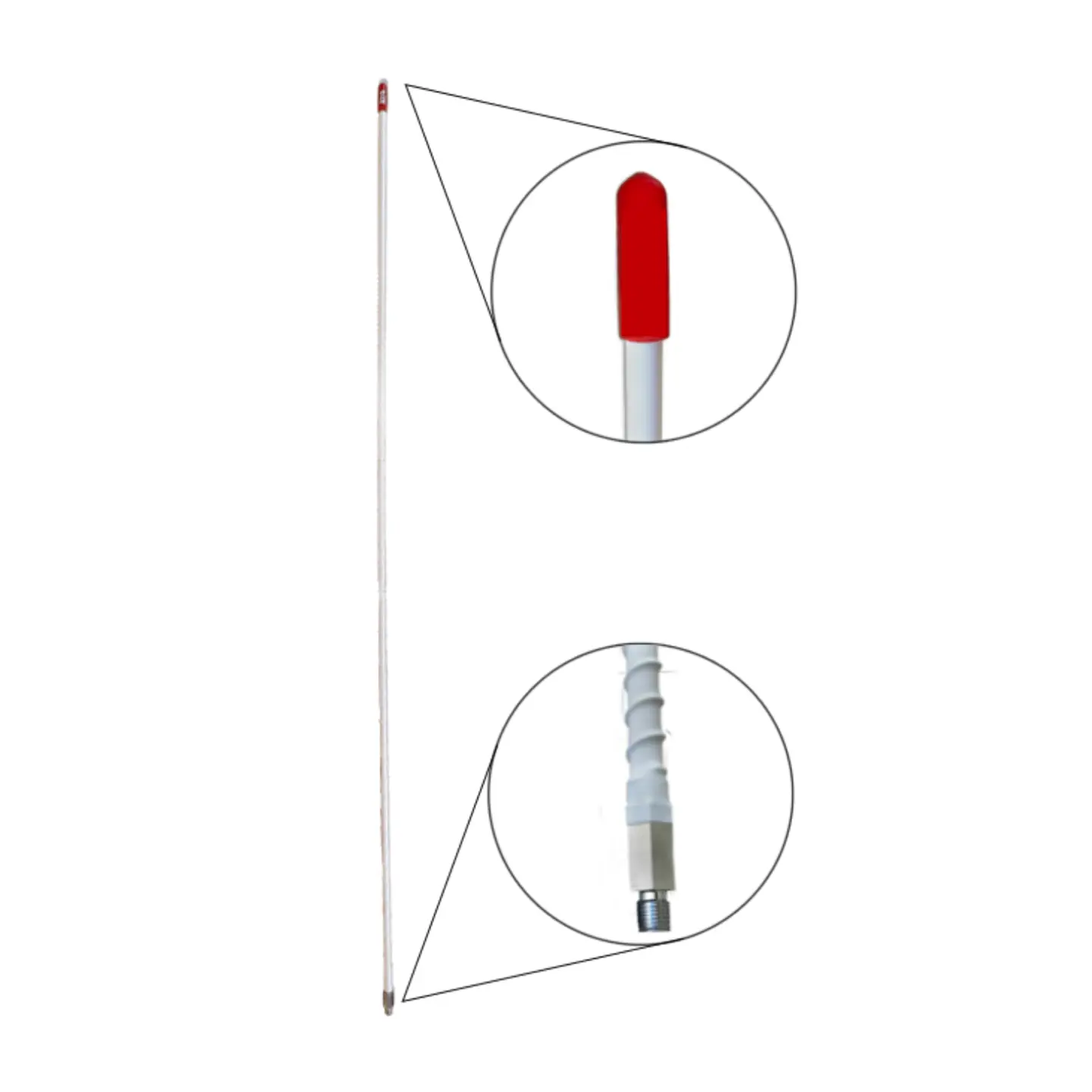 Antena Chapulina Blanca 120cm 1