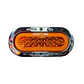 Foco Lateral Ovalado Ámbar Halo Aro En Inox Led 12v/24v, COD.1043HA - Miniatura 1