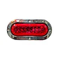 Foco Lateral Ovalado Rojo Halo Aro En Inox Led 12v/24v, COD.1043H - Miniatura 1