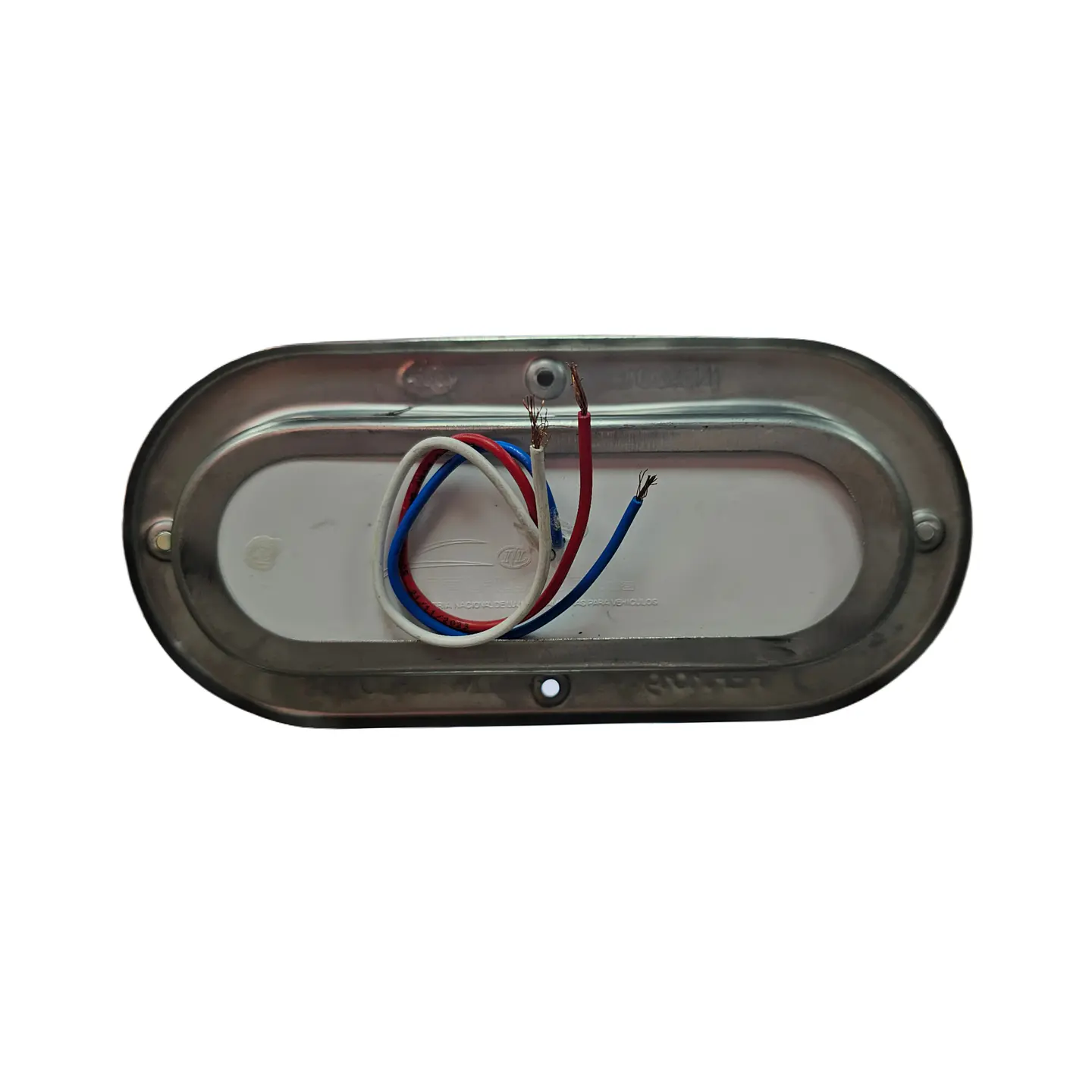 Foco Lateral Ovalado Ámbar Halo Aro En Inox Led 12v/24v, COD.1043HA 4
