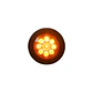 Foco Lateral Led 2,5 Pulg Ámbar Borde En Goma 12v/24v, COD.1023EA - Miniatura 2