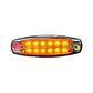 Foco Lateral 12 Led Ámbar Borde En Acero Inoxidable 12v/24v, COD.2023AA - Miniatura 2