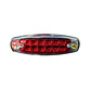 Foco Lateral 12 Led Rojo Borde En Acero Inoxidable 12v/24v, COD.2023AR - Miniatura 1