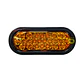 Foco Lateral Ovalado Ámbar Led Borde En Goma 12v/24v, COD.1019EA - Miniatura 1