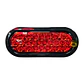 Foco Lateral Ovalado Rojo Led Borde En Goma 12v/24v, COD.1019ER - Miniatura 1