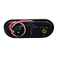 Foco Lateral Ovalado Rojo Led Borde En Goma 12v/24v, COD.1019ER - Miniatura 3