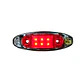 Foco Lateral 6 Led Rojo 12v/24v, COD.1001PR - Miniatura 2