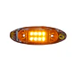 Foco Lateral 8 Led Ámbar 12v/24v, COD.1001A - Miniatura 2