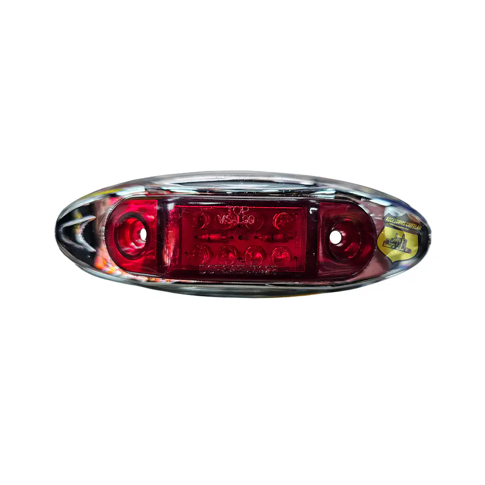 Foco Lateral 8 Led Ámbar 12v/24v, COD.1001R 1