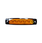 Foco Lateral 6 Led Ámbar 12v/24v, COD.1047A - Miniatura 1