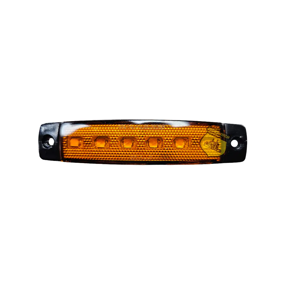 Foco Lateral 6 Led Ámbar 12v/24v, COD.1047A 1