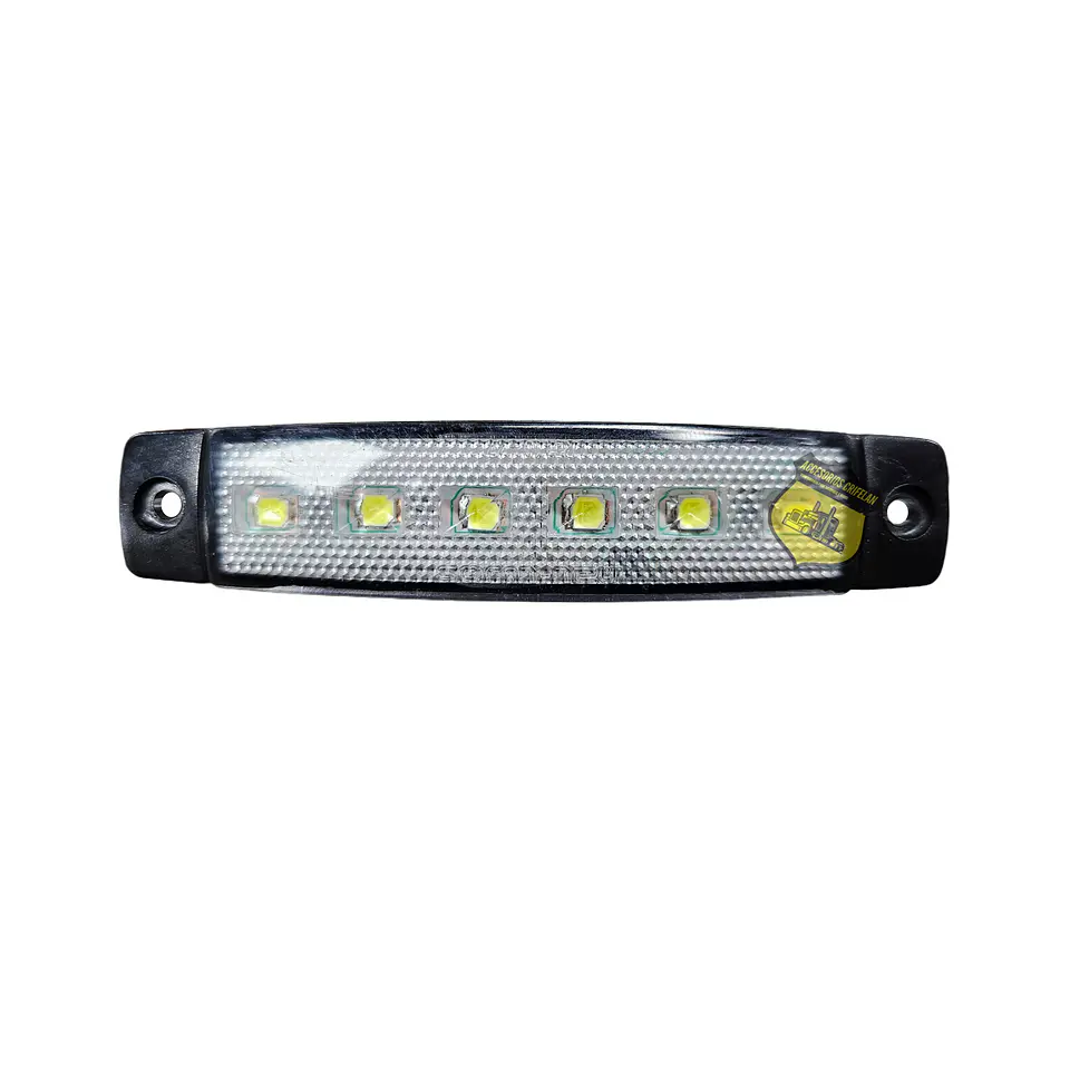 Foco Lateral 6 Led Blanco 12v/24v, COD.1047B 1