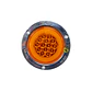 Foco Trasero 4 Pulg Halo Ámbar Aro En Inox 12v/24v, COD.1041HA - Miniatura 1