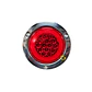 Foco Trasero 4 Pulg Halo Rojo Aro En Inox 12v/24v, COD.1041HR - Miniatura 1