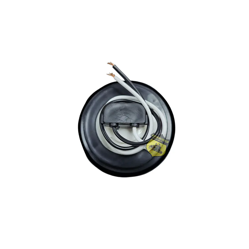 Foco Lateral Led 2 Pulg Ámbar Borde En Goma 12v/24v, COD.2020GA 3