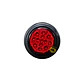 Foco Lateral Led 2 Pulg Rojo Borde En Goma 12v/24v, COD.2020GR - Miniatura 1