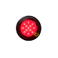 Foco Lateral Led 2 Pulg Rojo Borde En Goma 12v/24v, COD.2020GR - Miniatura 2