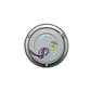 Foco Trasero 4 Pulg Halo Rojo Aro En Inox 12v/24v, COD.1041HR - Miniatura 4