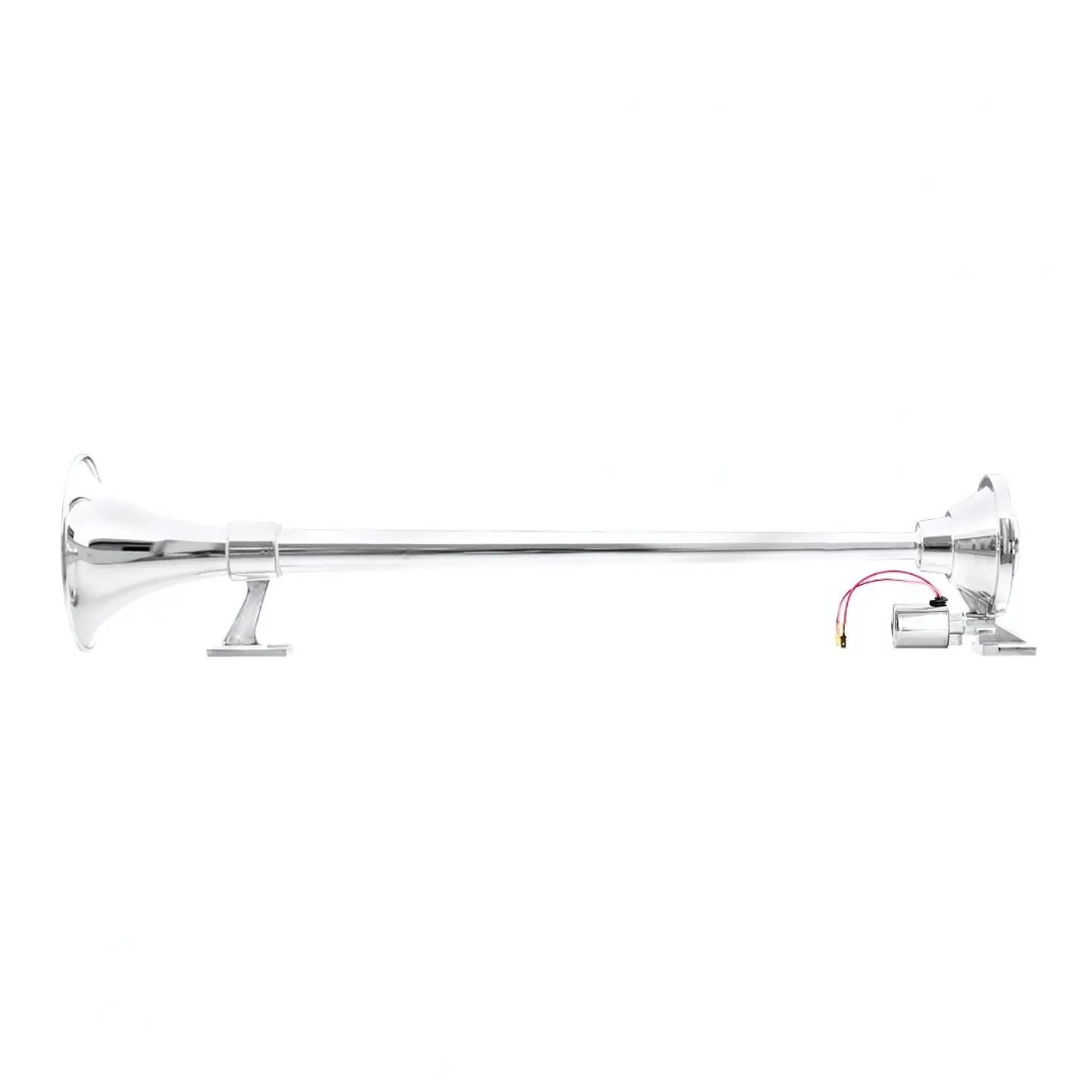 Bocina De Aire Modelo Marítima 70cm 1 Cañon redonda 12v/24v (Con Tecalán y Acoples) 5