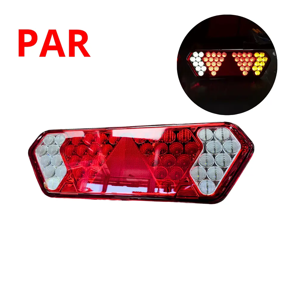 Jgo De Focos Traseros Diamante II 12v/24v 1