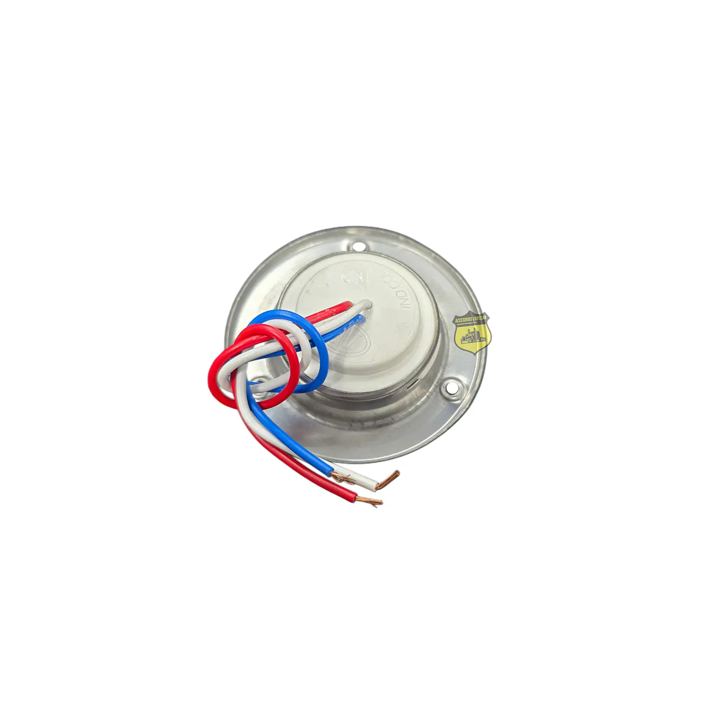 Foco Lateral Led 2 Pulg Blanco Borde En Inox 12v/24v, COD.1024MB 3