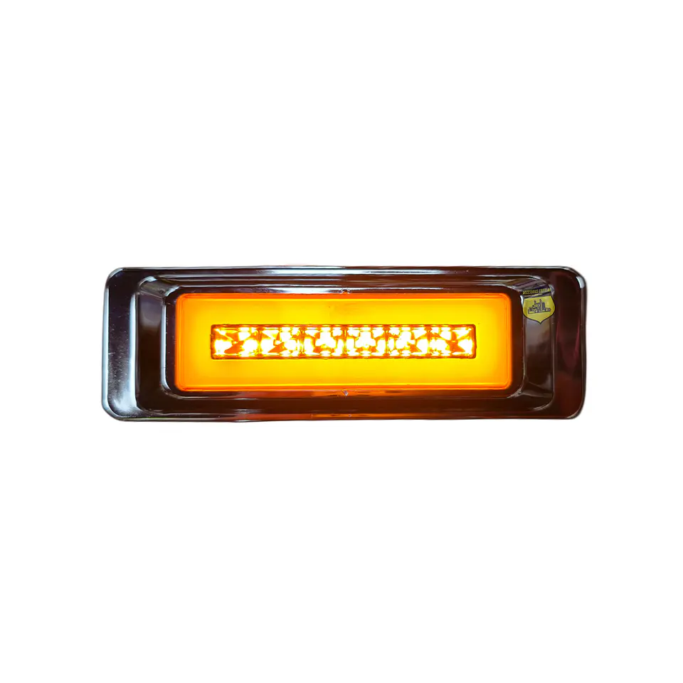 Foco Lateral Halo Led Ámbar 12v/24v, COD.1039HA 2
