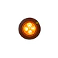 Foco Lateral Led 2 Pulg Ámbar Borde En Goma 12v/24v, COD.1024EA - Miniatura 2