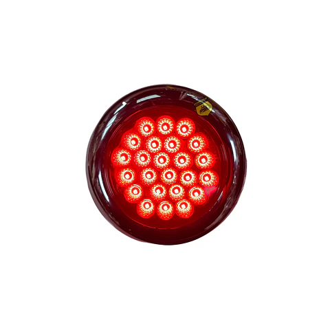 Foco Trasero Sobrepuesto 4 Pulg Rojo 12v/24v, COD.1007SR