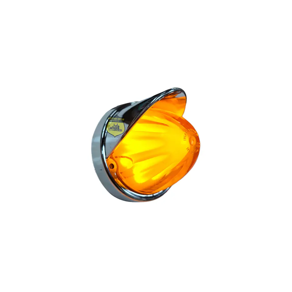 Foco Pepino Con Visera Led Ámbar 12v/24v, COD.1059HA 2