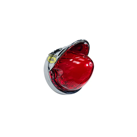 Foco Pepino Con Visera Led Rojo 12v/24v, COD.2060CVR