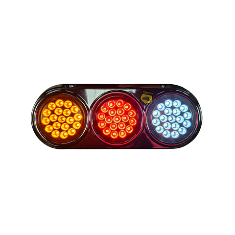 Foco Trasero Redondo Triple Pequeño 12v, COD.1012ST12