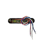 Regleta 5 Led Ámbar 10cm 12v/24v, COD.10345A - Miniatura 3