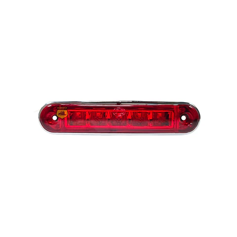 Regleta 5 Led Roja 10cm 12v/24v, COD.10345R