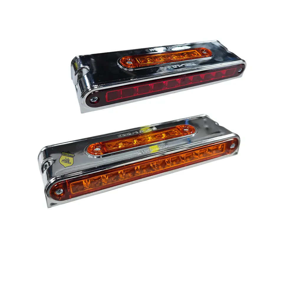 Regleta Semaforo Led 3 Caras 18cm 12v/24v, COD.1031M 1