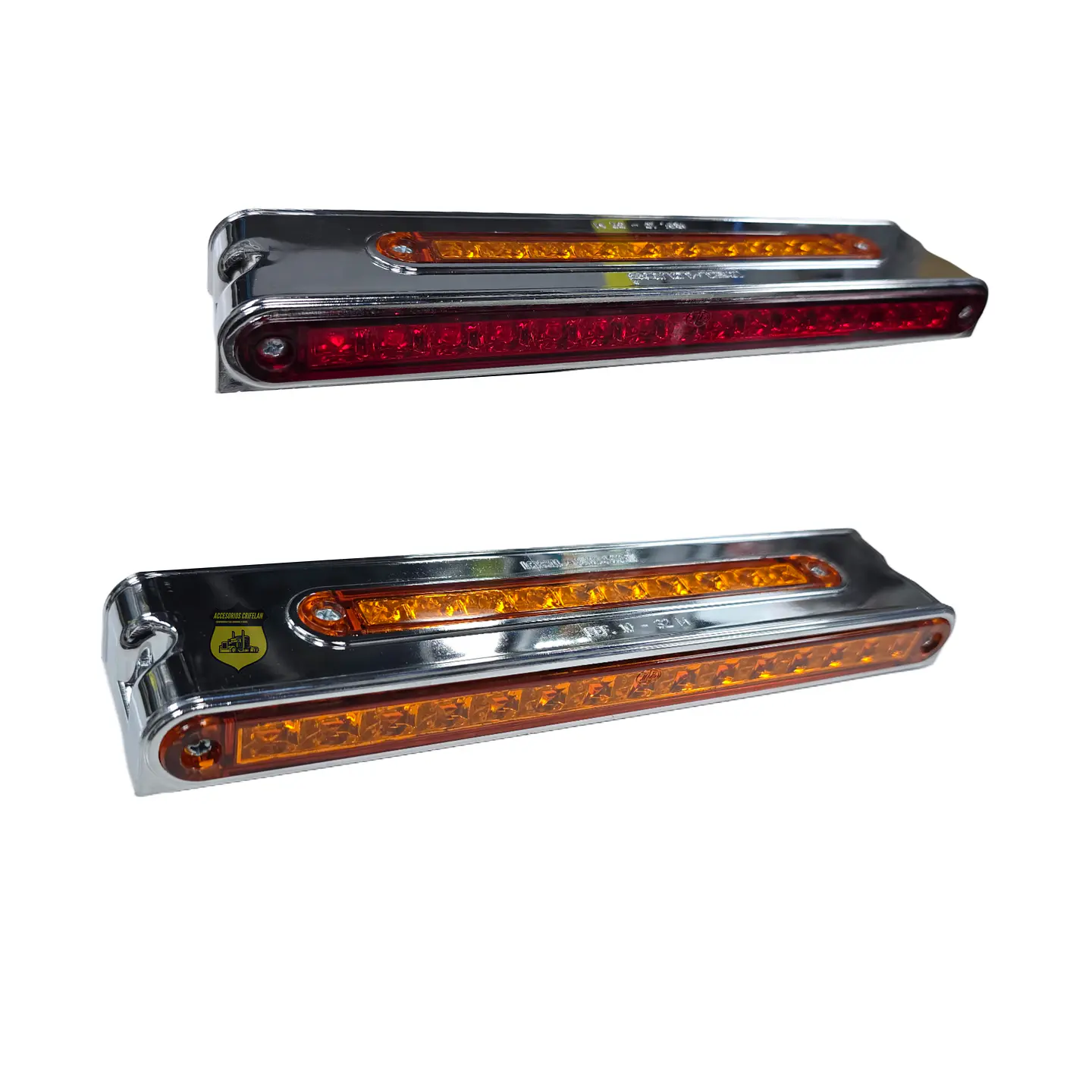 Regleta Semaforo Led 3 Caras 24cm 12v/24v, COD.1032M 1