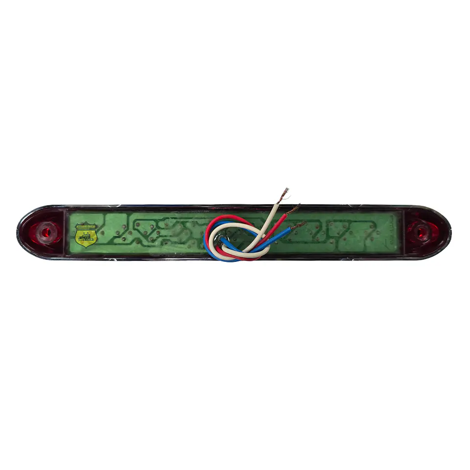 Regleta 11 Led Roja 25cm 12v/24v, COD.1030CSR 3