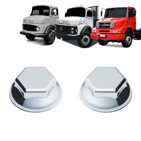 Jgo De Cubre Masas Delanteras Compatible Con Mercedes-Benz 1113 A 1634