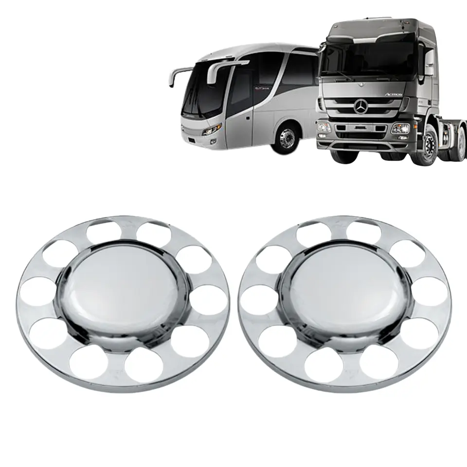 Jgo De Cubre Masas Traseras 10 Pernos Compatible Con Mercedes-Benz Actros y Bus O500RS 1