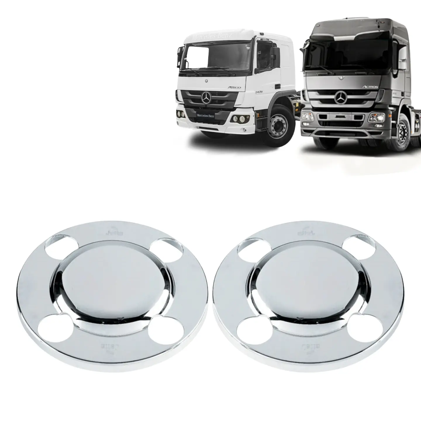Jgo De Cubre Masas Traseras Levante Compatible Con Mercedes-Benz Atego/Actros 1