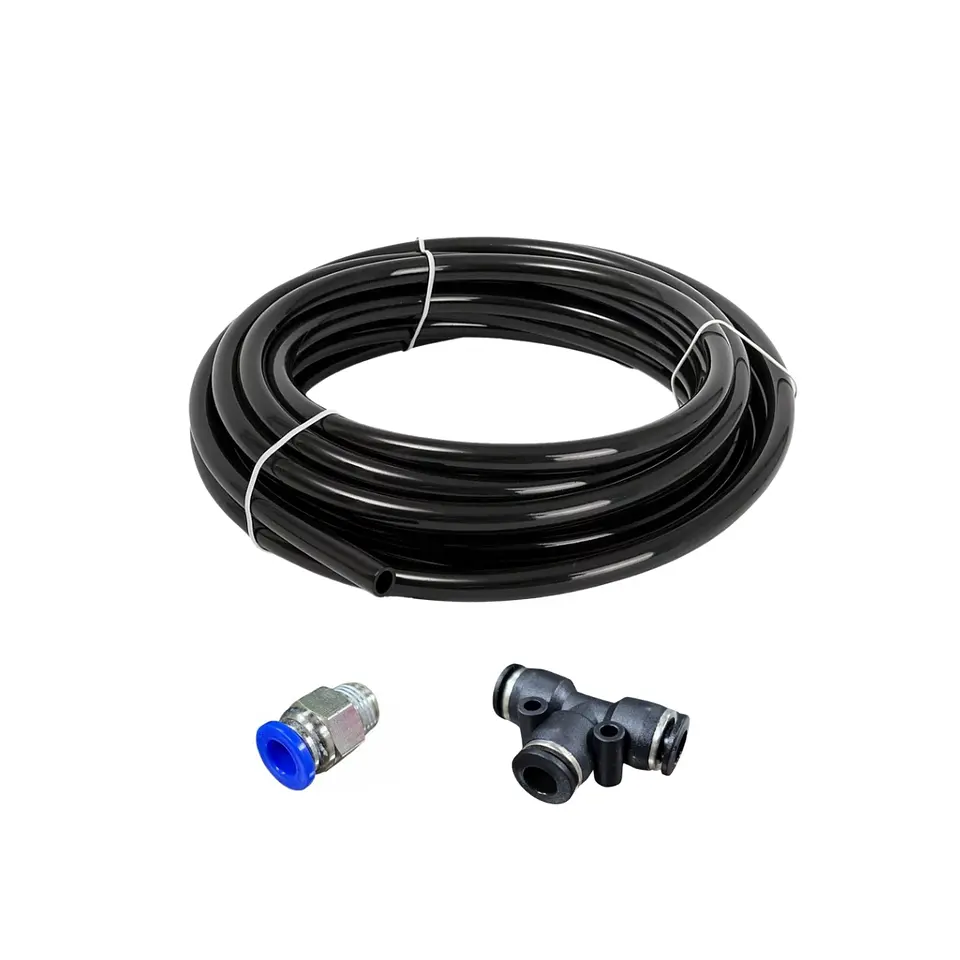 Bocina De Aire Modelo Marítima 70cm 1 Cañon redonda 12v/24v (Con Tecalán y Acoples) 4