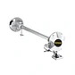 Bocina De Aire Modelo Marítima 70cm 1 Cañon redonda 12v/24v (Con Tecalán y Acoples) - Miniatura 2