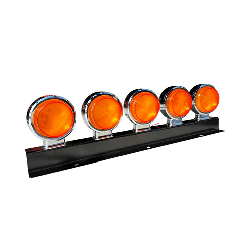 5 Marias Led Con Soporte Ámbar 12v/24v