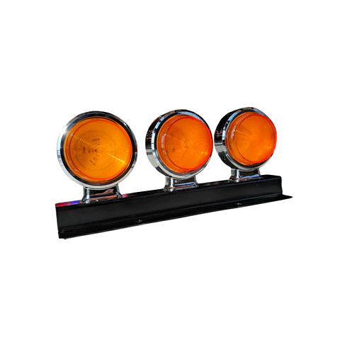 3 Marias Led Con Soporte Ámbar 12v/24v