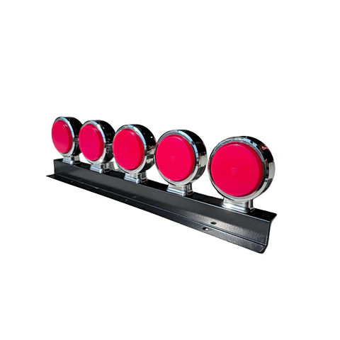 5 Marias Halo Con Soporte Rojo 12v/24v