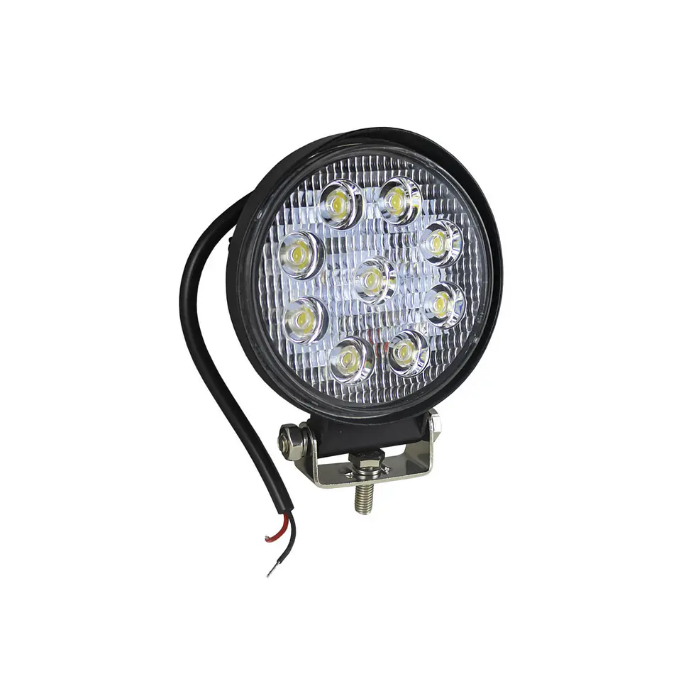 Foco Neblinero 9 Led Redondo 27w 12v/24v 1