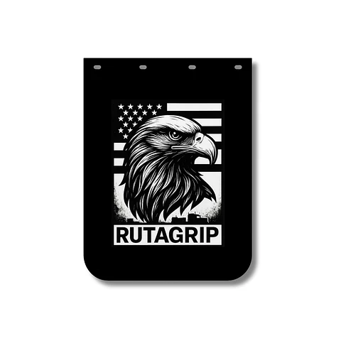 Par De Guardafangos Negros Águila Americana RutaGrip 76x60